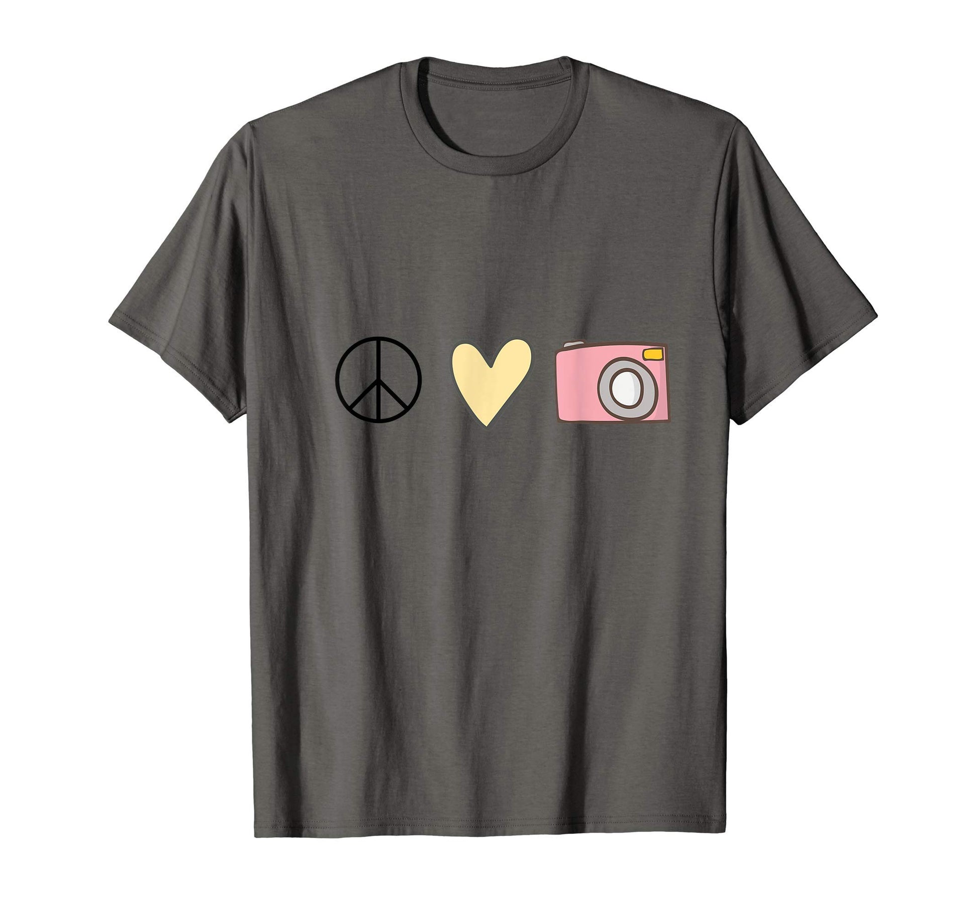 Peace Love Photography T-Shirt - Custom Art Print Unisex - T-Shirt, Sweatshirt, Hoodie