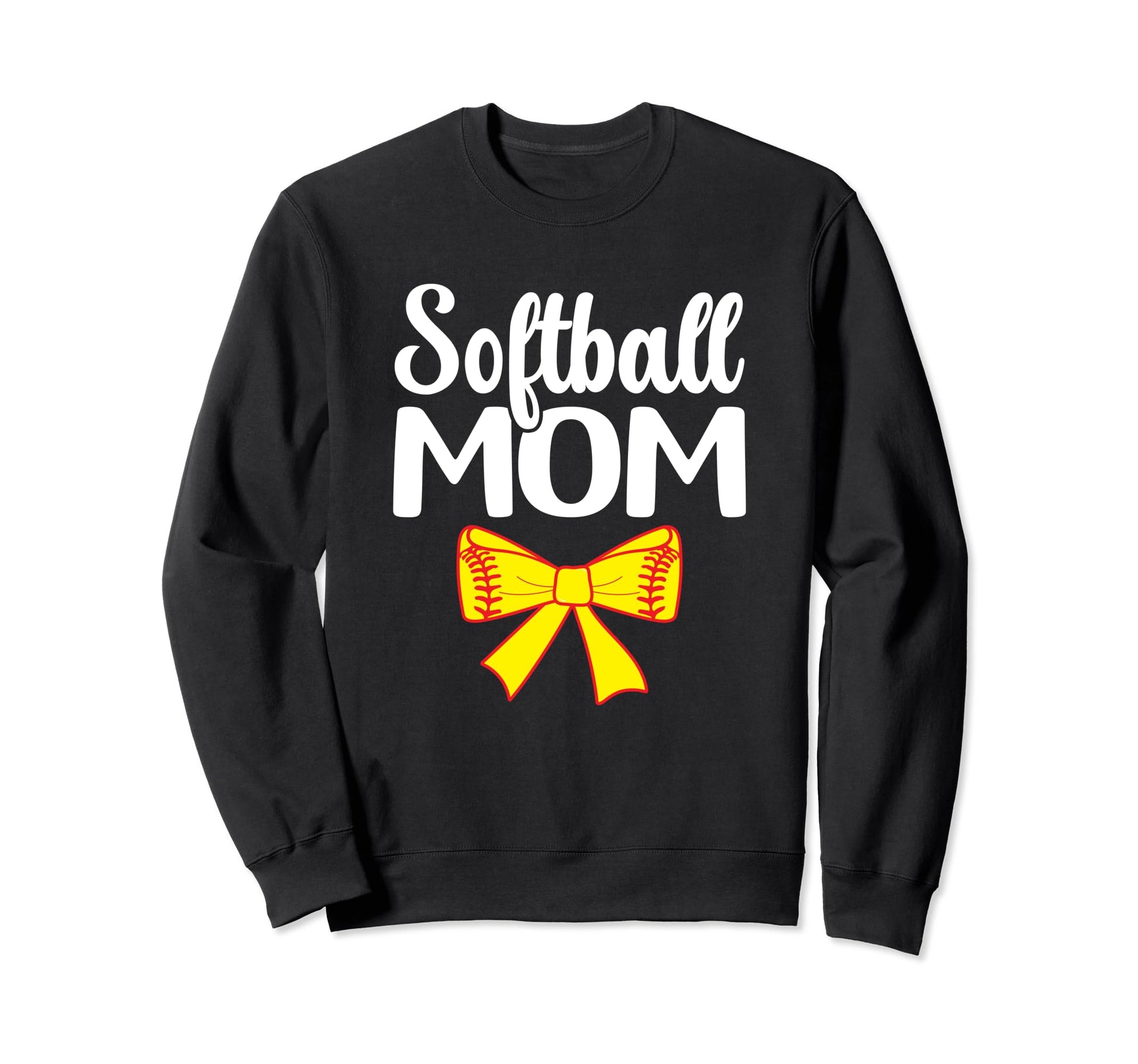 Softball Mom Coquette Game Day Sweatshirt - Minimalist Print for Adults - T-Shirt, Sweatshirt, Hoodie