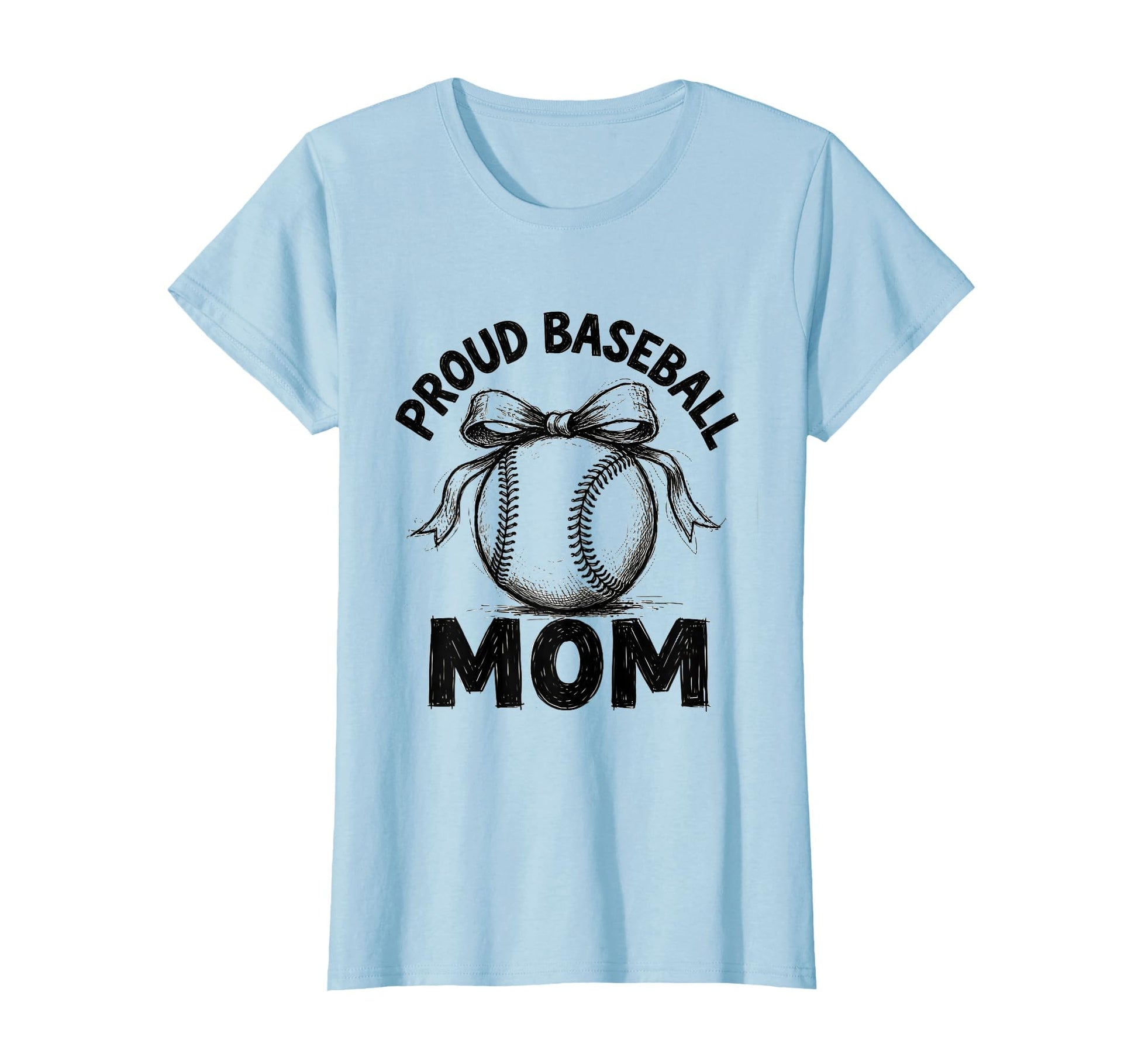 Proud Baseball Mom T-Shirt - Aesthetic Graphic Men Women - T-Shirt, Sweatshirt, Hoodie