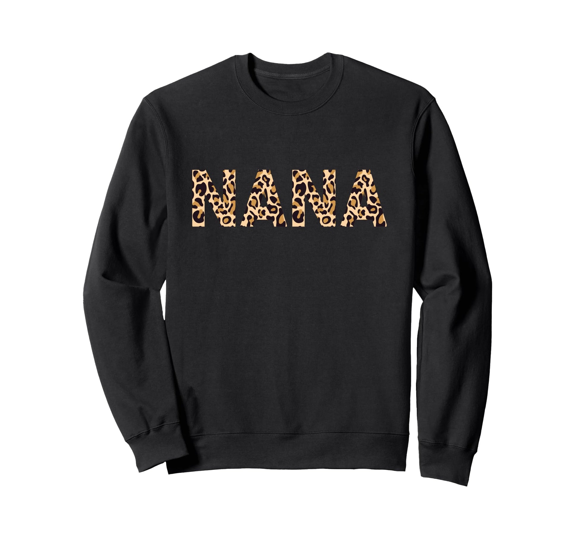 Nana Leopard Grandma Mothers Day Sweatshirt - Aesthetic Graphic for Adults - T-Shirt, Sweatshirt, Hoodie