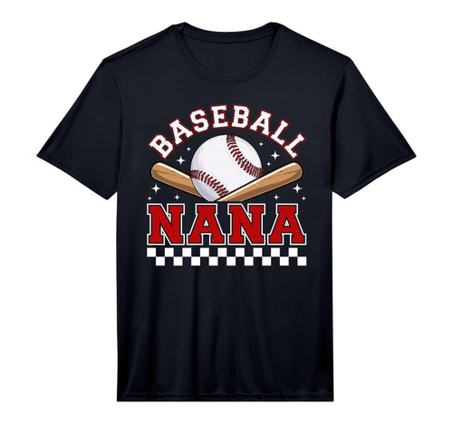 Mens Baseball Nana Baseball Player T-Shirt - Custom Art Print for Adults - T-Shirt, Sweatshirt, Hoodie
