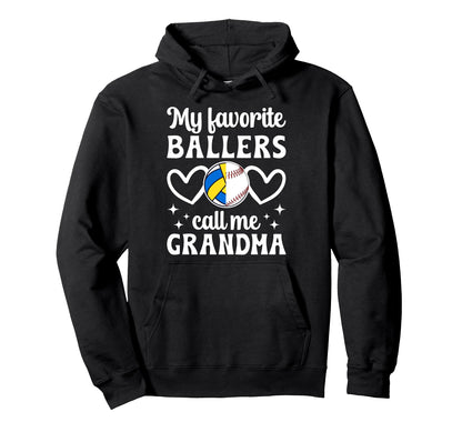 My Favorite Ballers Call Me Hoodie - Streetwear Style for Adults - T-Shirt, Sweatshirt, Hoodie