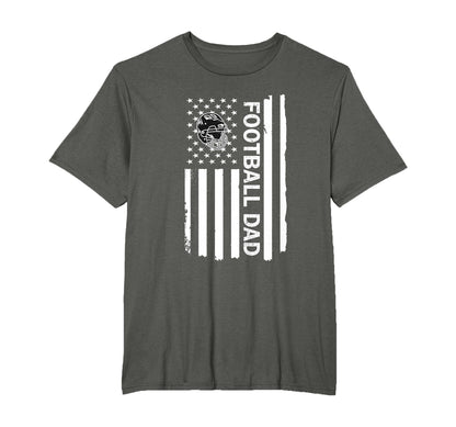 American Football Dad Proud Us T-Shirt - Trendy Graphic for Adults - T-Shirt, Sweatshirt, Hoodie