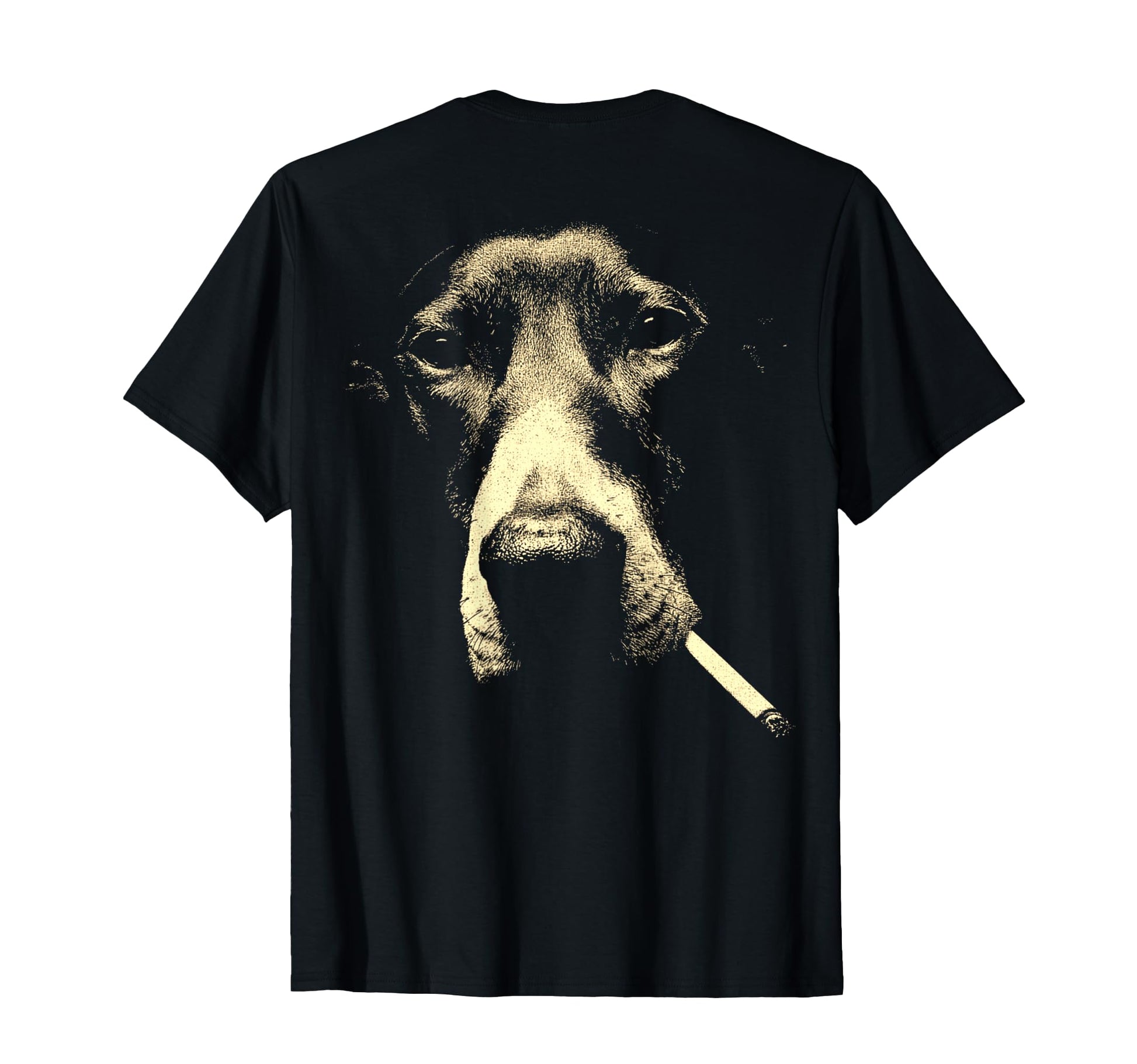 Great Dane Smoking Cigarette Grunge T-Shirt - Novelty Apparel for Adults - T-Shirt, Sweatshirt, Hoodie