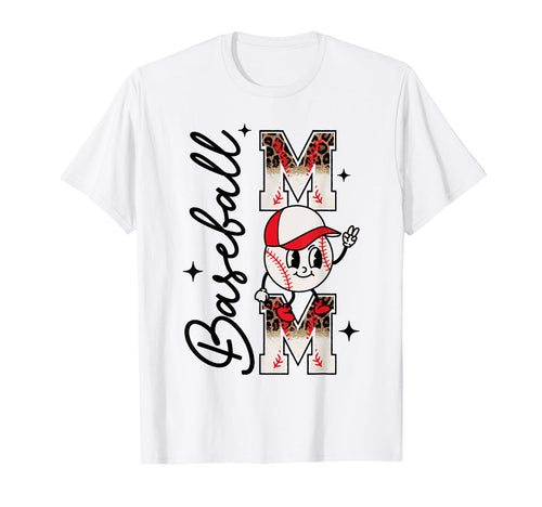 Baseball Mom Mama Baseball Life Softball T-Shirt - Novelty Apparel Unisex - T-Shirt, Sweatshirt, Hoodie