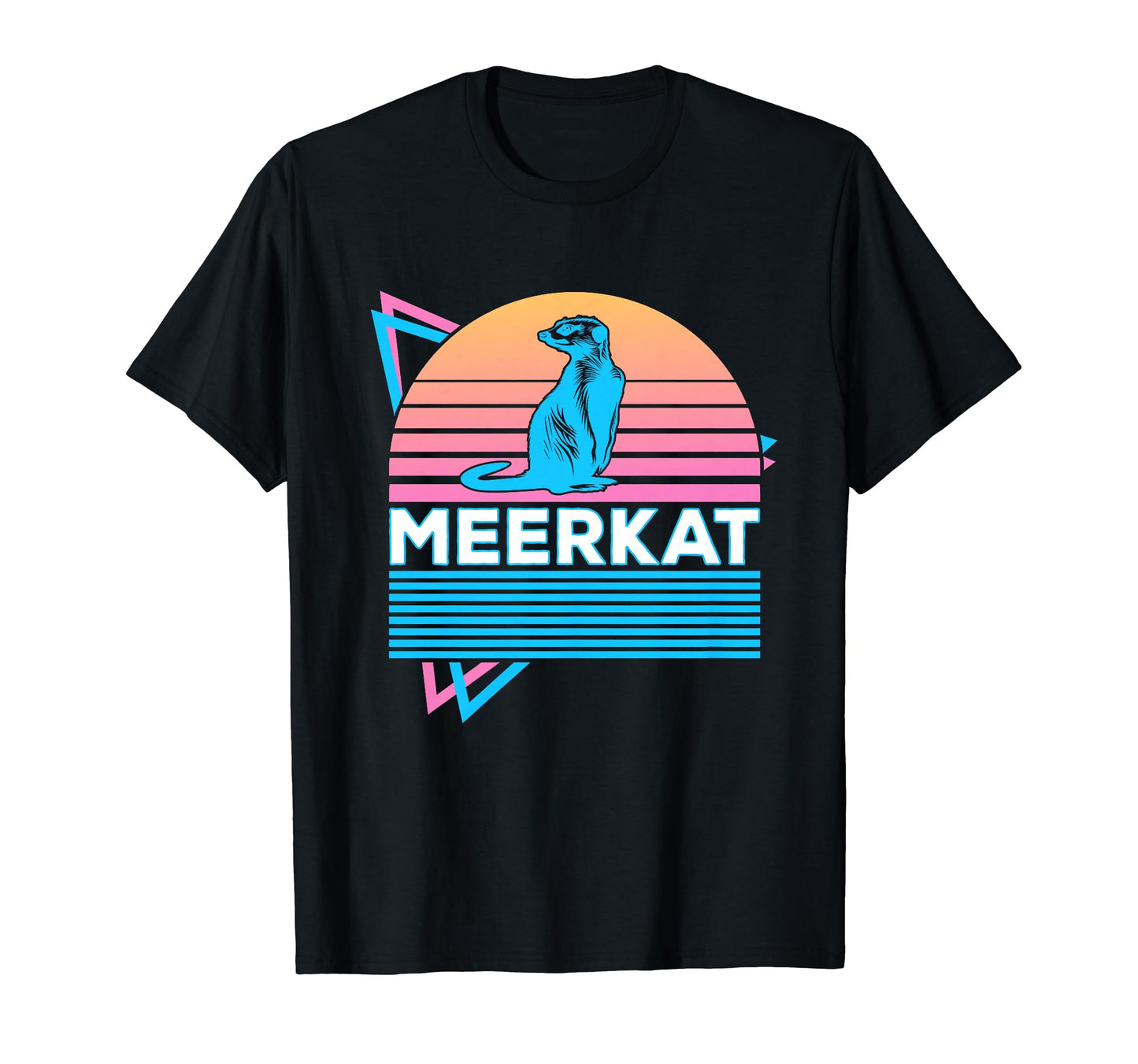 Meerkat Vaporwave Aesthetic T-Shirt - Aesthetic Graphic Men Women - T-Shirt, Sweatshirt, Hoodie
