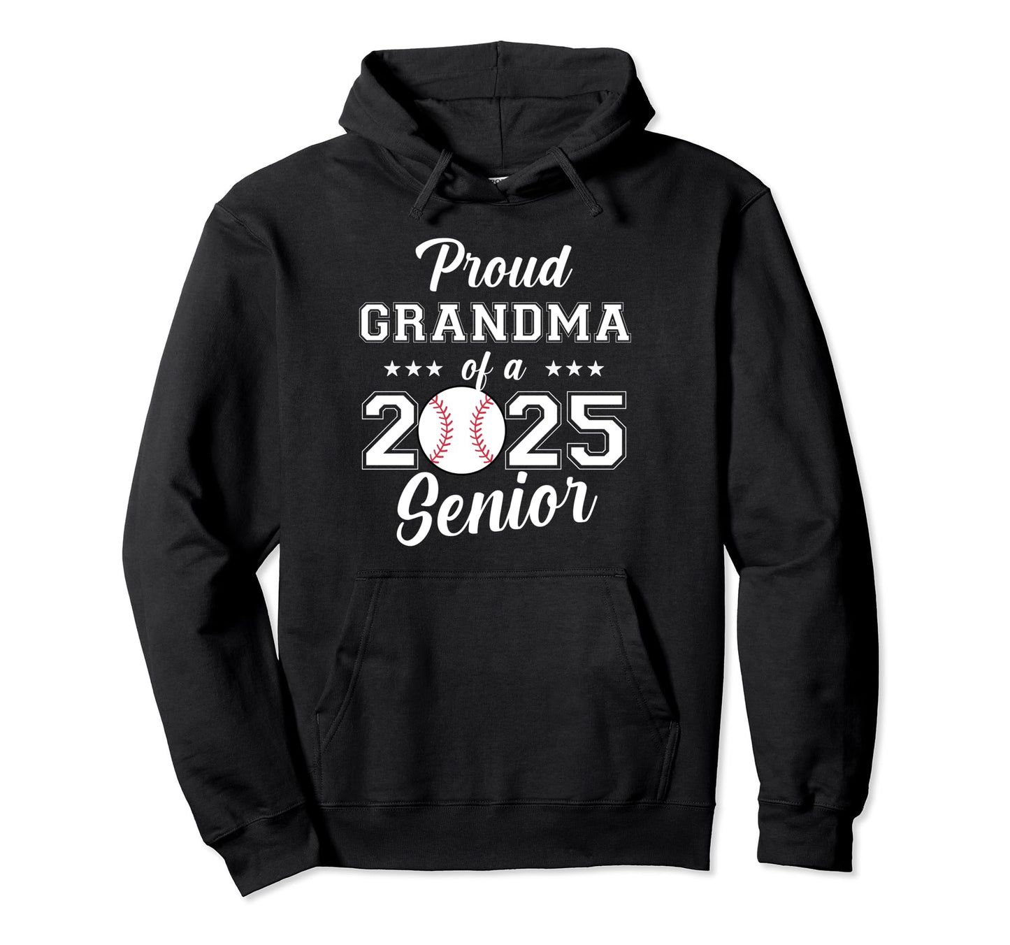 Class 2025 Baseball Grandma Senior Hoodie - Aesthetic Graphic for Adults - T-Shirt, Sweatshirt, Hoodie