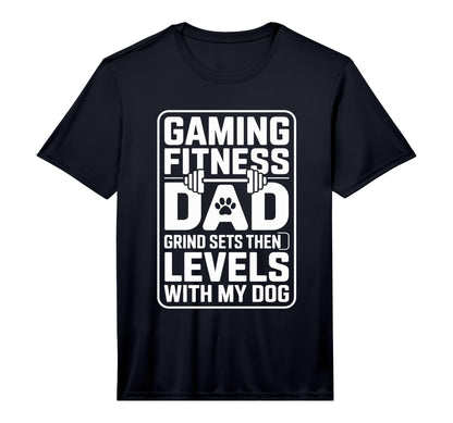 Mens Gaming Fitness Dad Grind Sets T-Shirt - Custom Art Print Men Women - T-Shirt, Sweatshirt, Hoodie