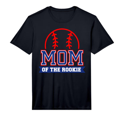 Mom Rookie 1St Birthday Baseball Theme T-Shirt - Unique Graphic Men Women - T-Shirt, Sweatshirt, Hoodie
