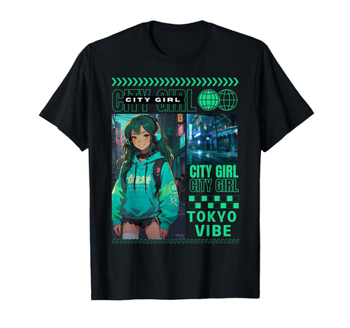 Anime Manga Cyberpunk Japanese T-Shirt - Aesthetic Graphic for Adults - T-Shirt, Sweatshirt, Hoodie