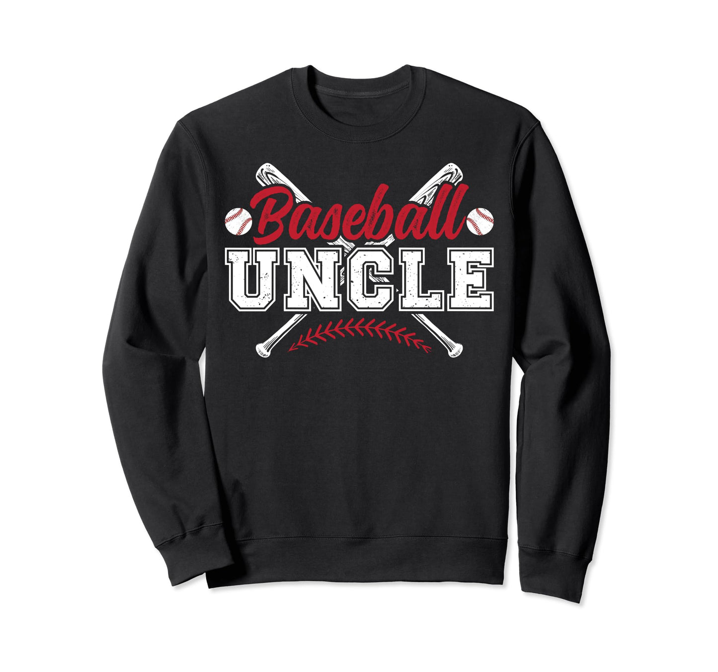 Baseball Uncle Baseball Player Sweatshirt - Aesthetic Graphic Men Women - T-Shirt, Sweatshirt, Hoodie