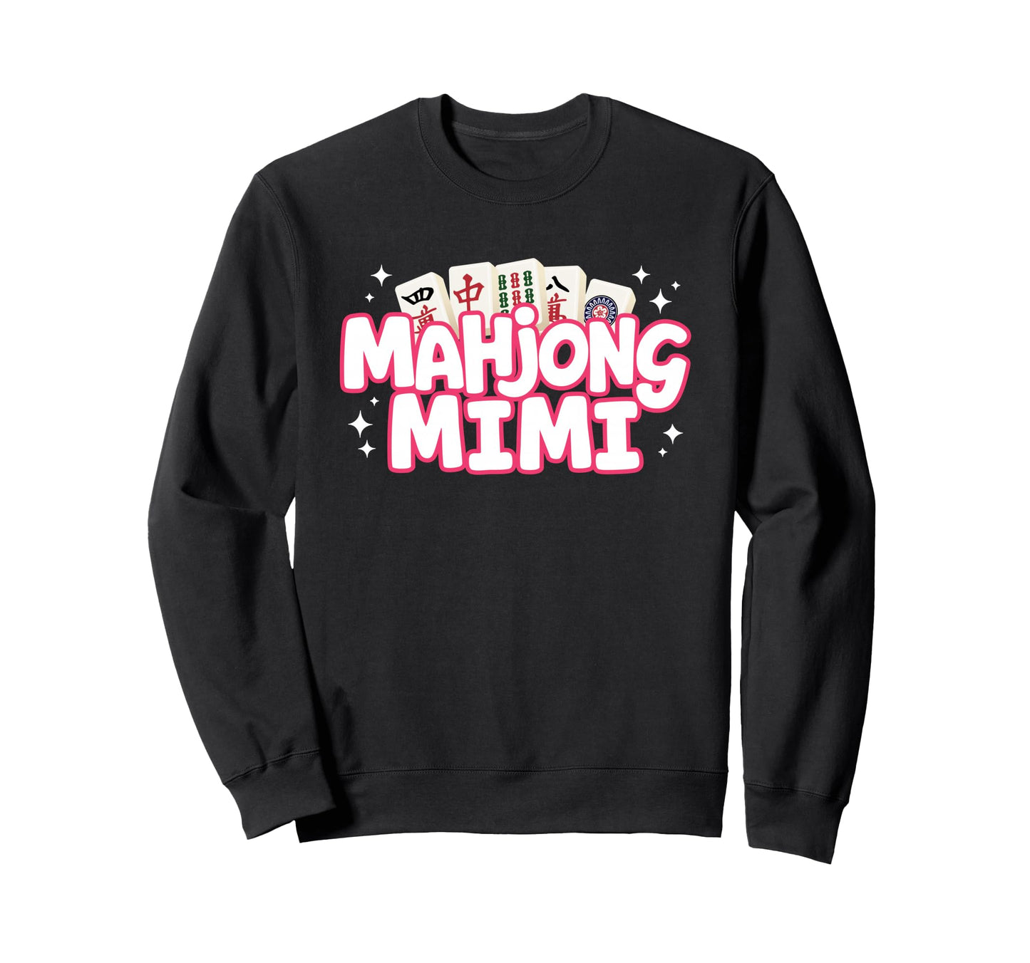 Mahjong Mimi Grandma Mom Mother Mah Sweatshirt - Graphic Print for Adults - T-Shirt, Sweatshirt, Hoodie