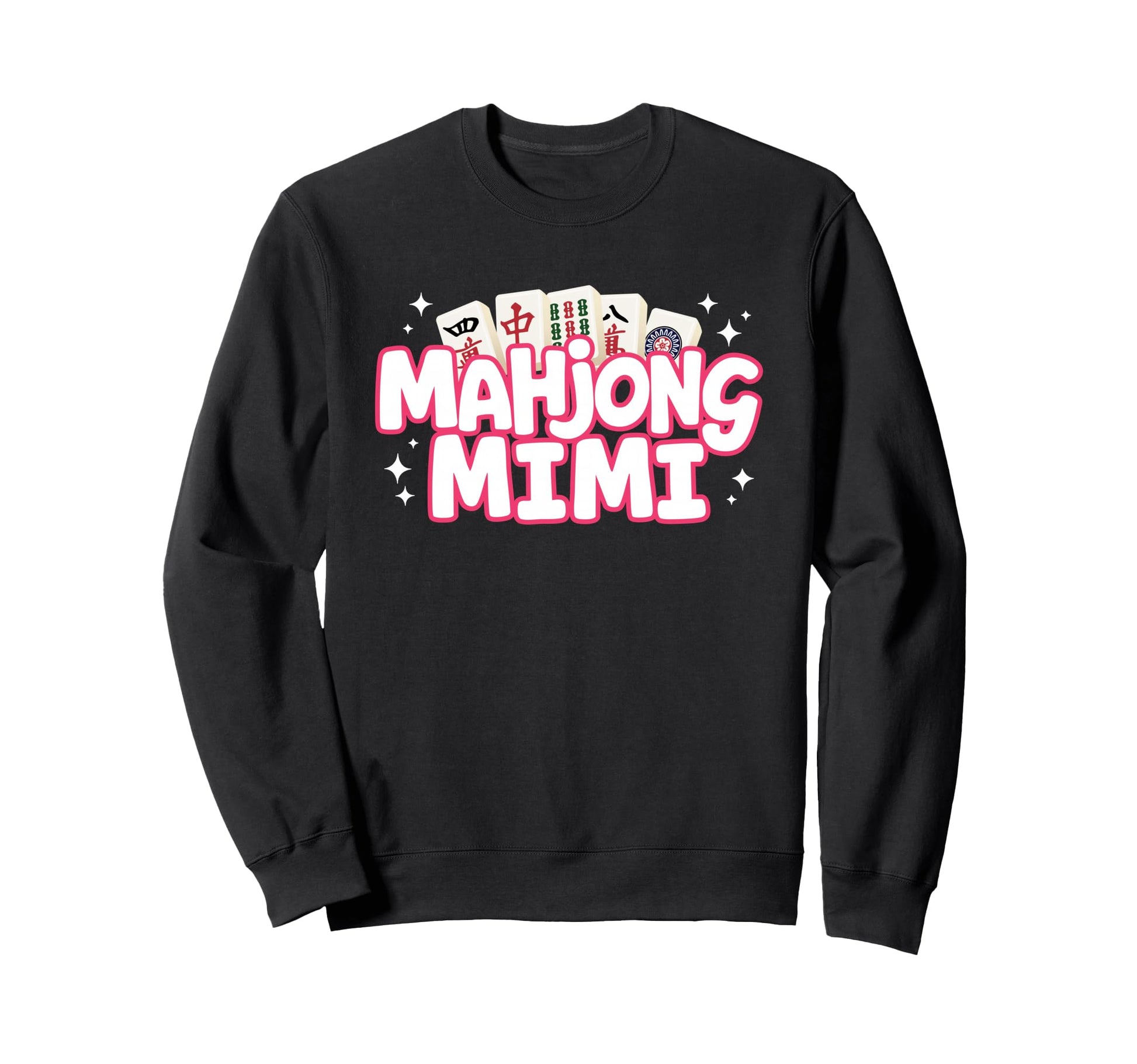 Mahjong Mimi Grandma Mom Mother Mah Sweatshirt - Graphic Print for Adults - T-Shirt, Sweatshirt, Hoodie