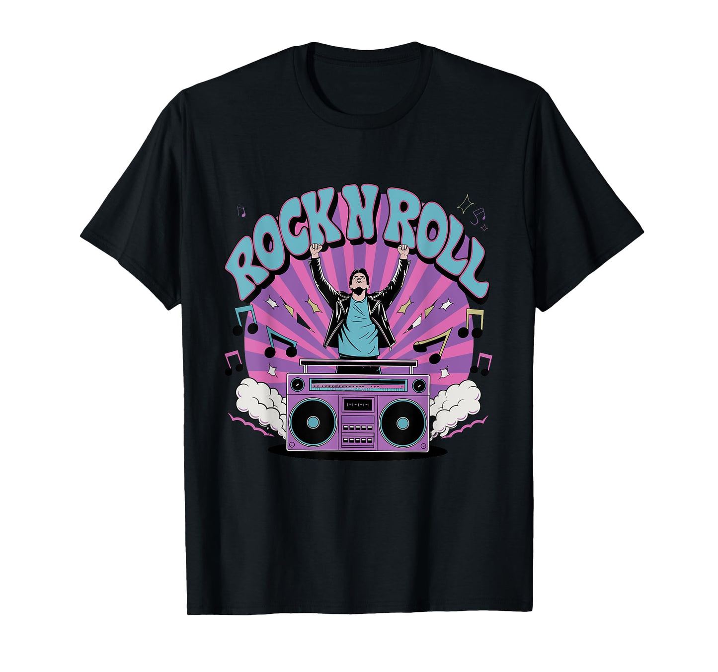 Rock N Roll Vibes Music Art T-Shirt - Trendy Graphic Men Women - T-Shirt, Sweatshirt, Hoodie