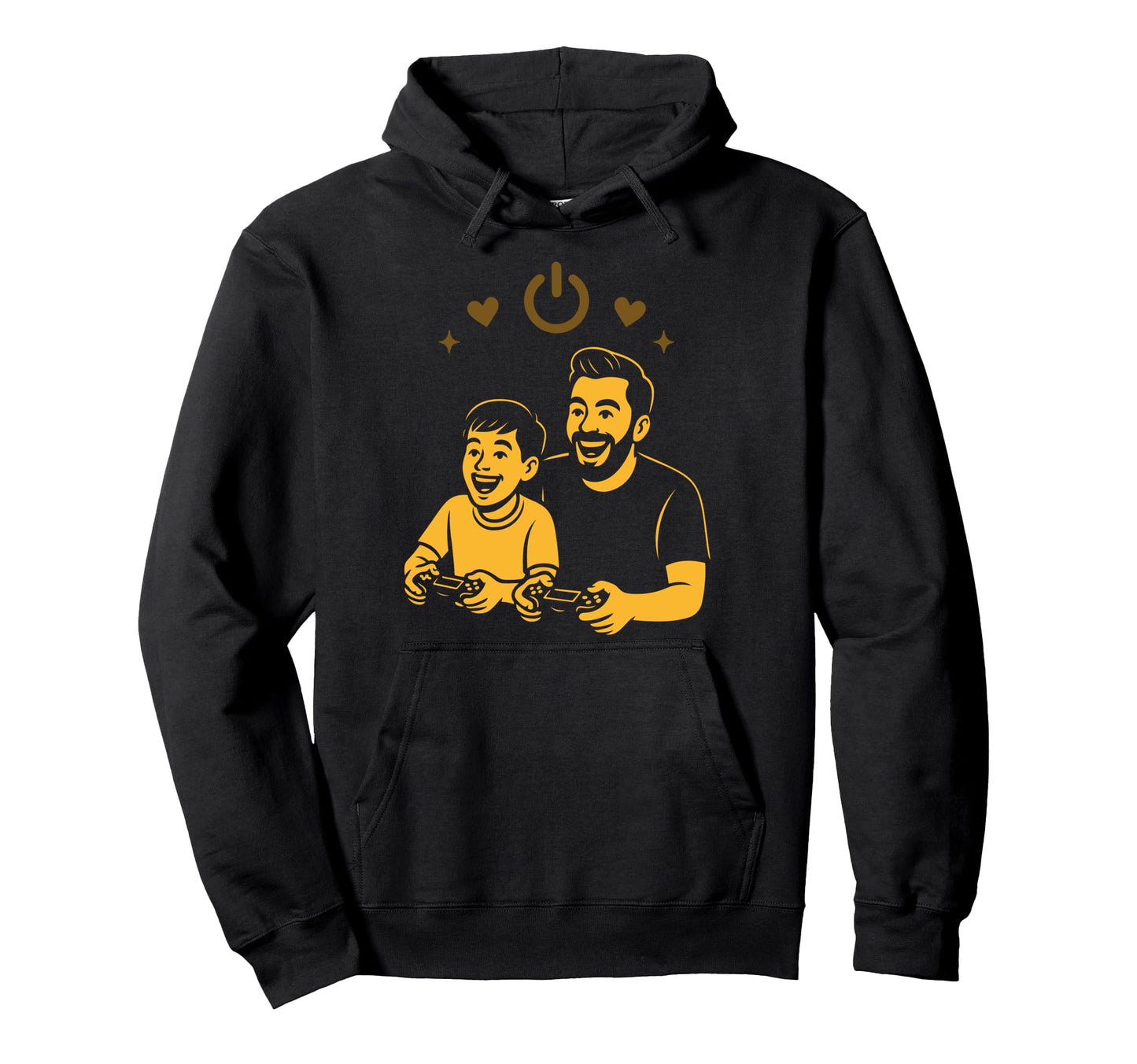 Father And Son Gaming Art Giftidea Gamer Dad Hoodie - Graphic Print Unisex - T-Shirt, Sweatshirt, Hoodie