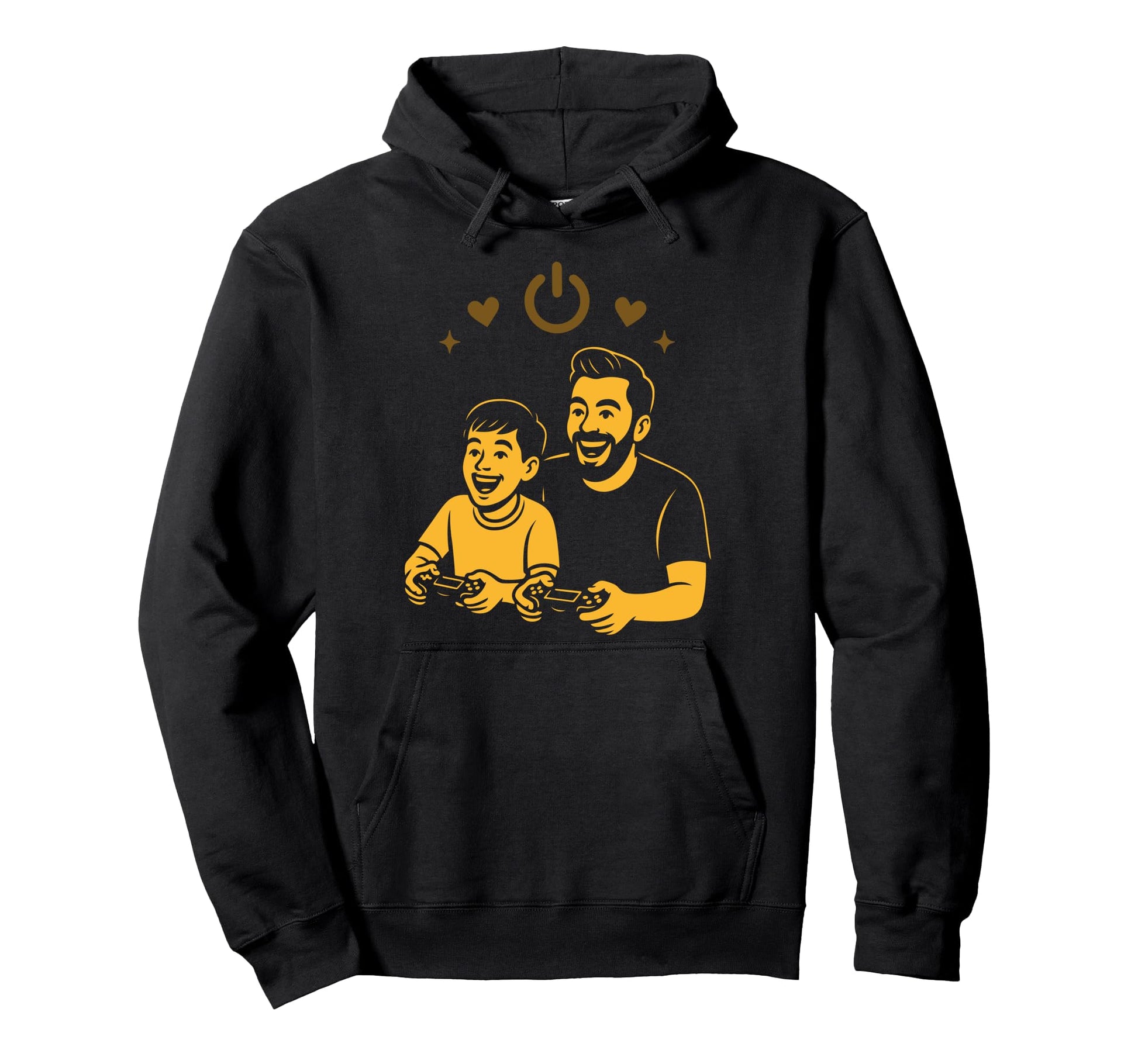 Father And Son Gaming Art Giftidea Gamer Dad Hoodie - Graphic Print Unisex - T-Shirt, Sweatshirt, Hoodie