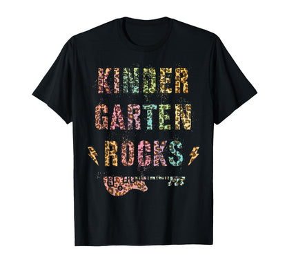 Kindergarten Rocks Reading Teacher Star T-Shirt - Unique Graphic Unisex - T-Shirt, Sweatshirt, Hoodie