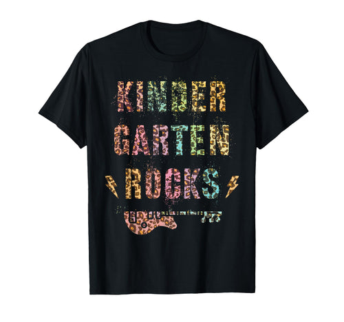 Kindergarten Rocks Reading Teacher Star T-Shirt - Unique Graphic Unisex - T-Shirt, Sweatshirt, Hoodie