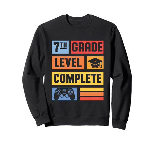 7Th Grade Level Complete Teacher Last Sweatshirt - Custom Art Print Unisex - T-Shirt, Sweatshirt, Hoodie