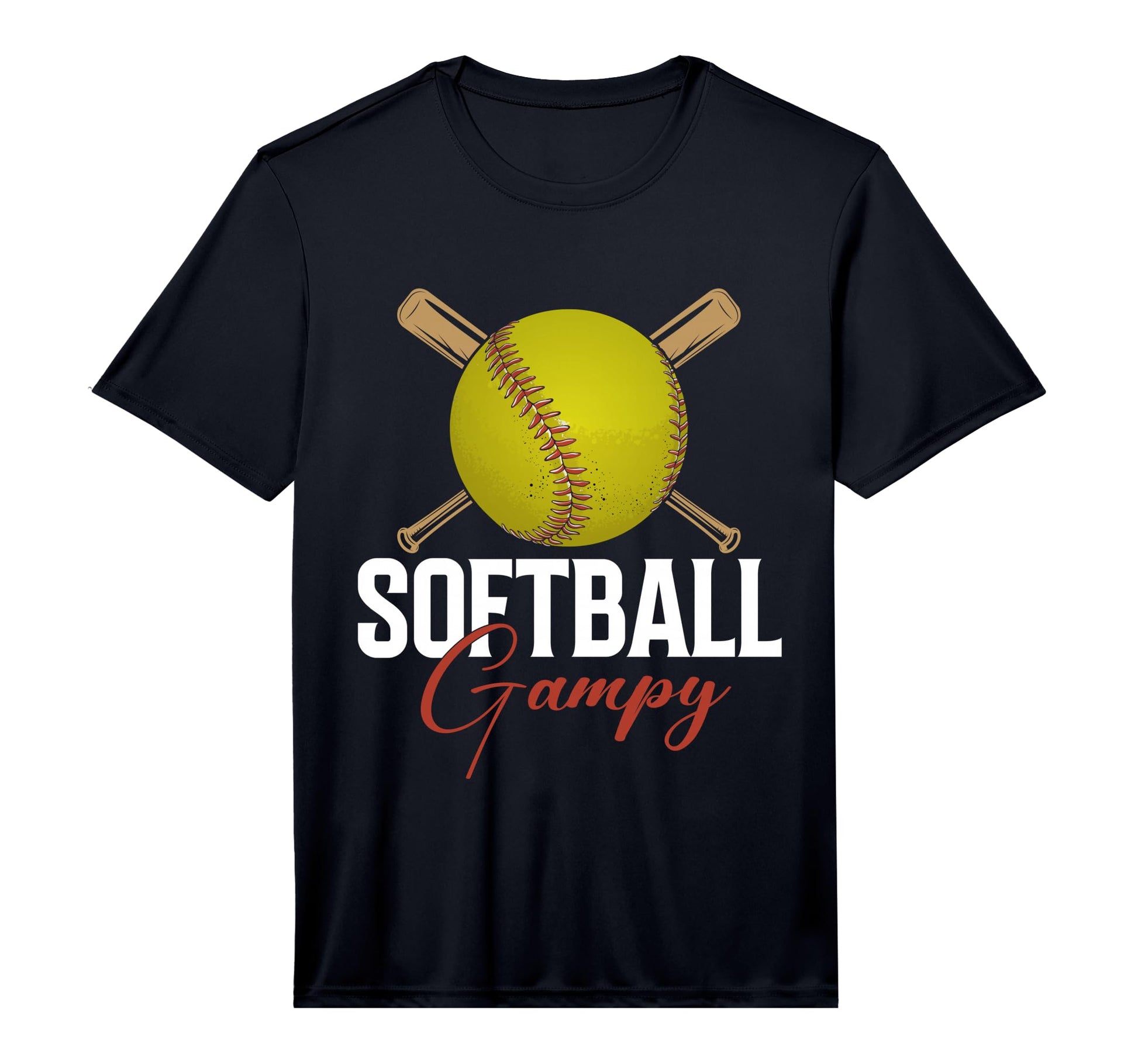 Mens Softball Gampy Fathers Day T-Shirt - Aesthetic Graphic Men Women - T-Shirt, Sweatshirt, Hoodie