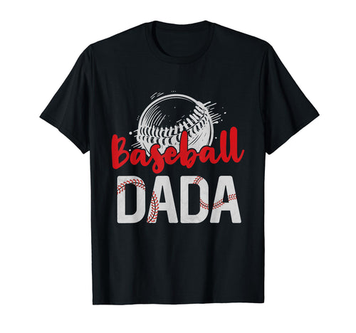 Baseball Dada Fathers Day Dad Grandpa T-Shirt - Aesthetic Graphic Unisex - T-Shirt, Sweatshirt, Hoodie