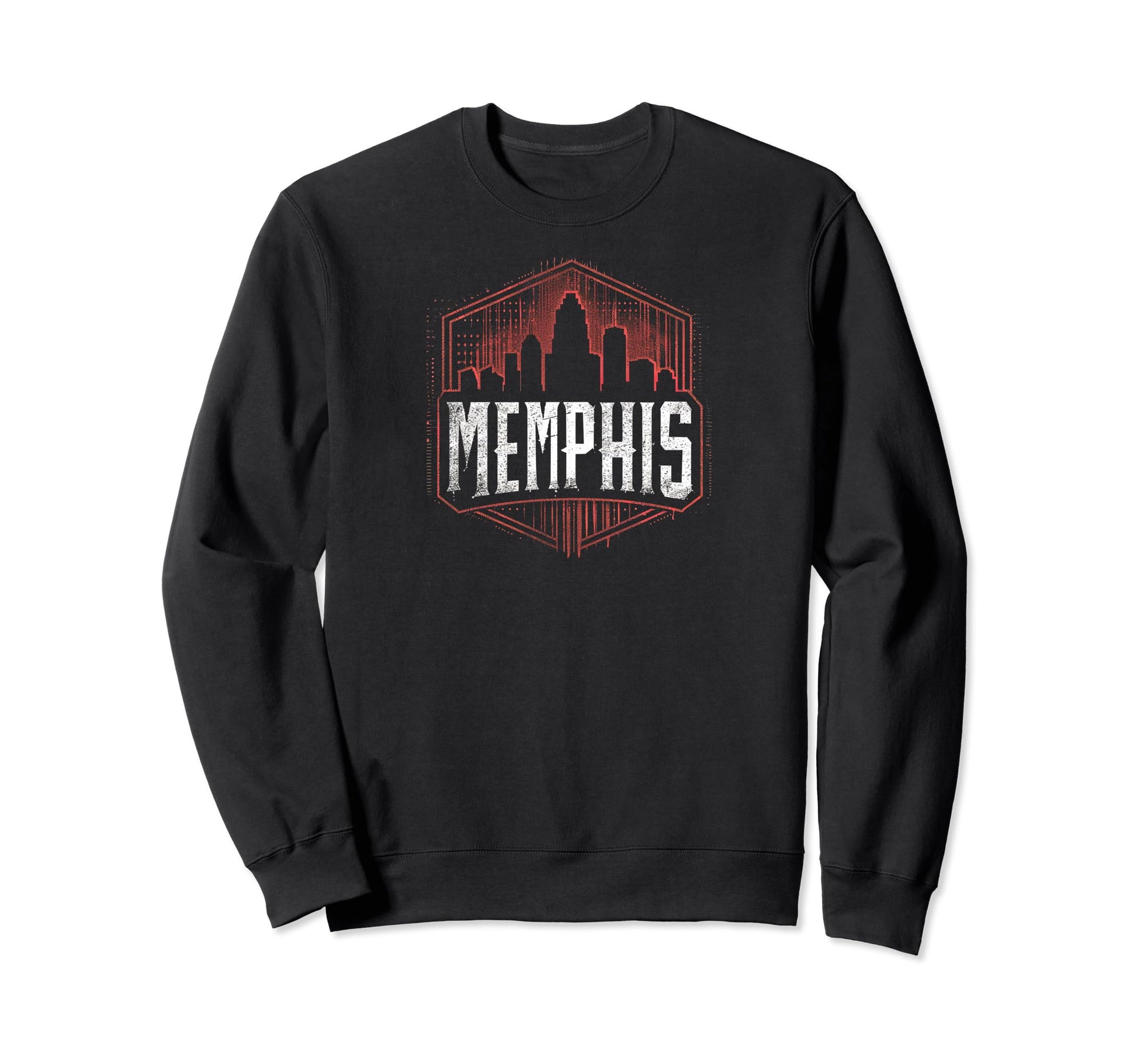 Memphis Grit 90S Grunge Sweatshirt - Aesthetic Graphic for Adults - T-Shirt, Sweatshirt, Hoodie