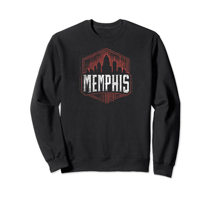 Memphis Grit 90S Grunge Sweatshirt - Aesthetic Graphic for Adults - T-Shirt, Sweatshirt, Hoodie