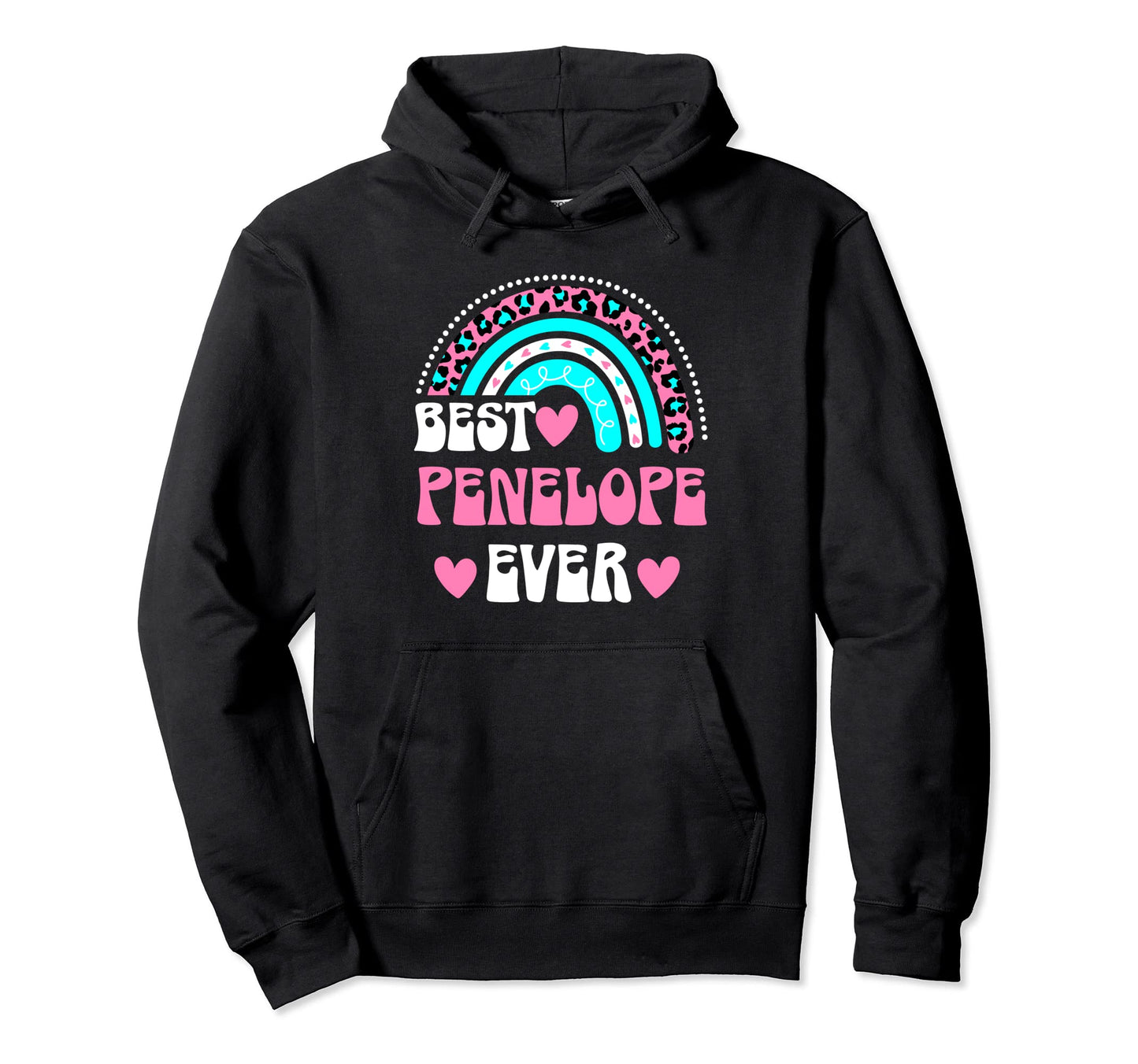 Best Penelope Ever Personal Name Leopard Hoodie - Unique Graphic Men Women - T-Shirt, Sweatshirt, Hoodie