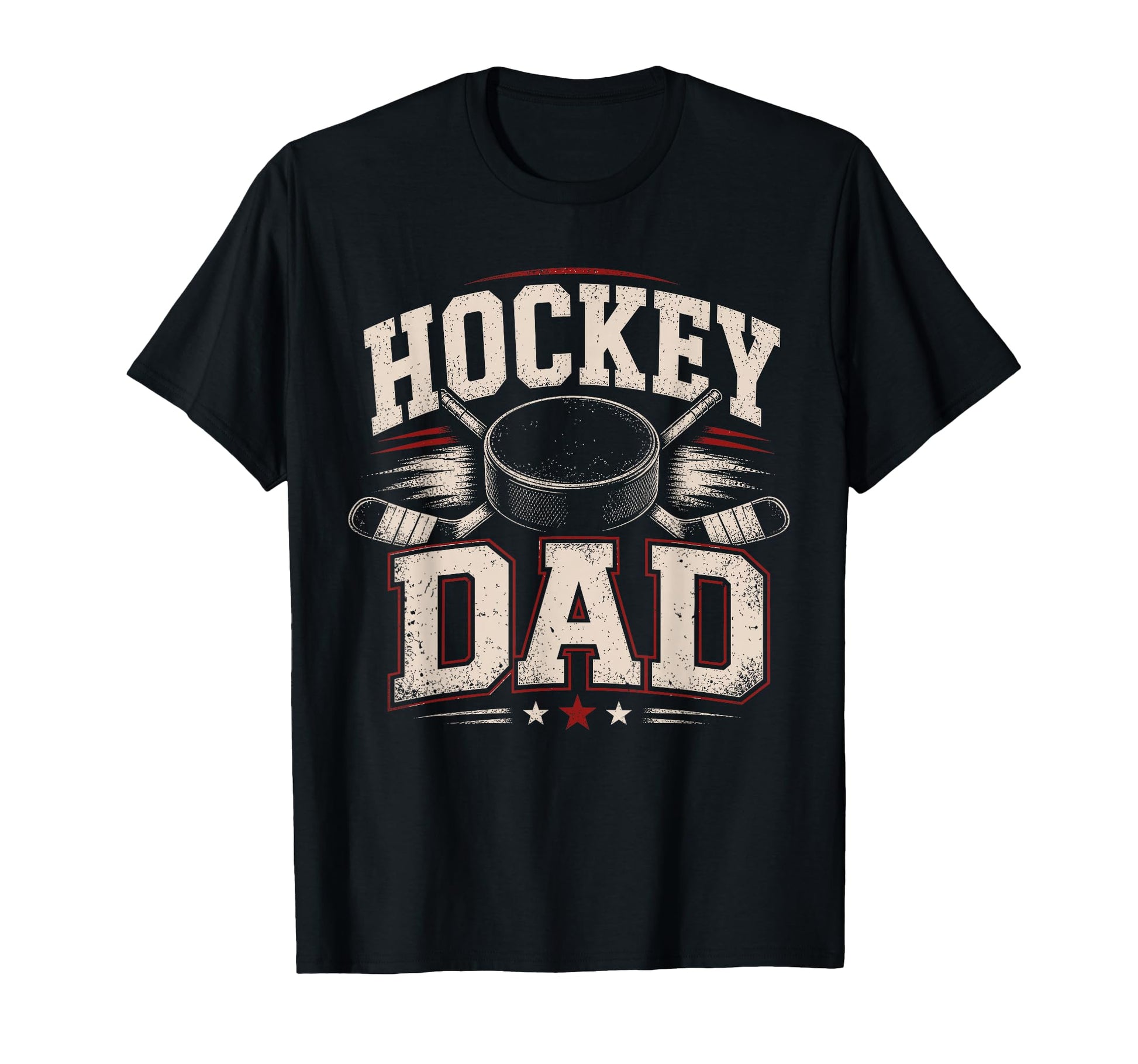 Hockey Dad Sports Dad T-Shirt - Custom Art Print Unisex - T-Shirt, Sweatshirt, Hoodie