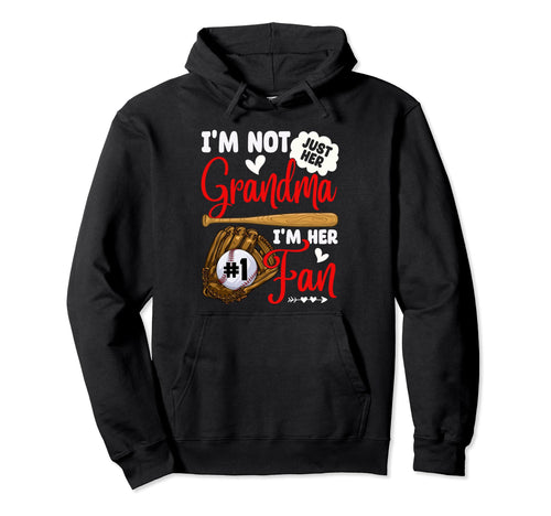 Not Just Her Grandma Her Number 1 Fan Hoodie - Minimalist Print Unisex - T-Shirt, Sweatshirt, Hoodie