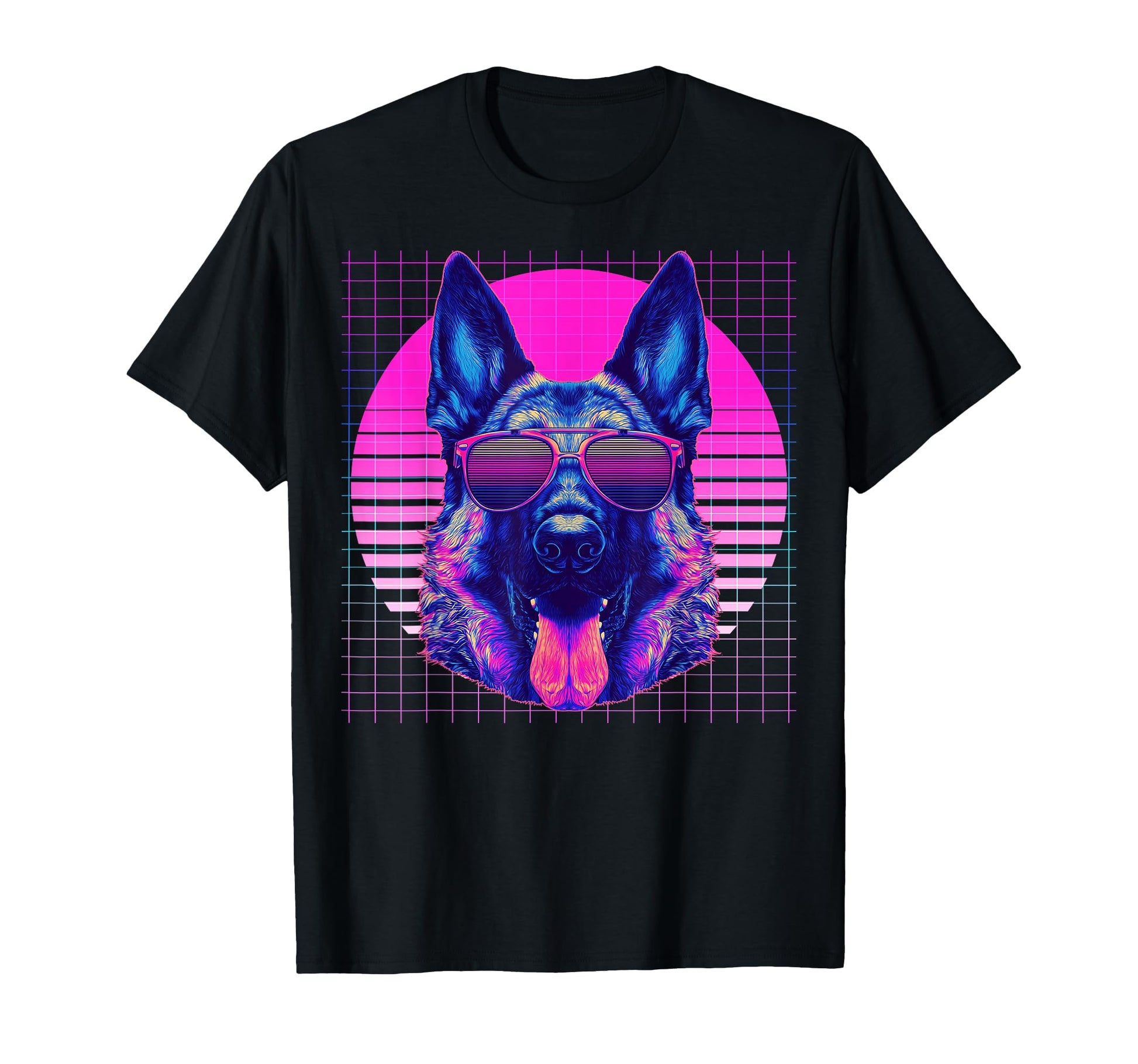 German Shepherd Sunglasses Dog T-Shirt - Fun Novelty Design Men Women - T-Shirt, Sweatshirt, Hoodie