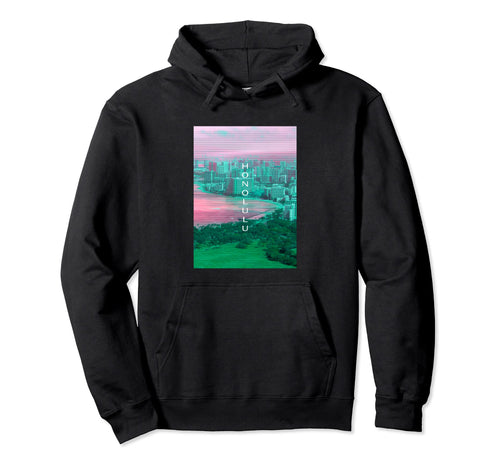 Florida Vaporwave Aesthetic Souvenir Hi Tampa Hoodie - Graphic Print Unisex - T-Shirt, Sweatshirt, Hoodie