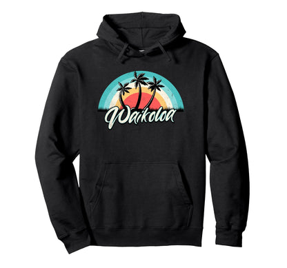 Matching Family Vacation Sunset Waikoloa Hoodie - Trendy Graphic Men Women - T-Shirt, Sweatshirt, Hoodie