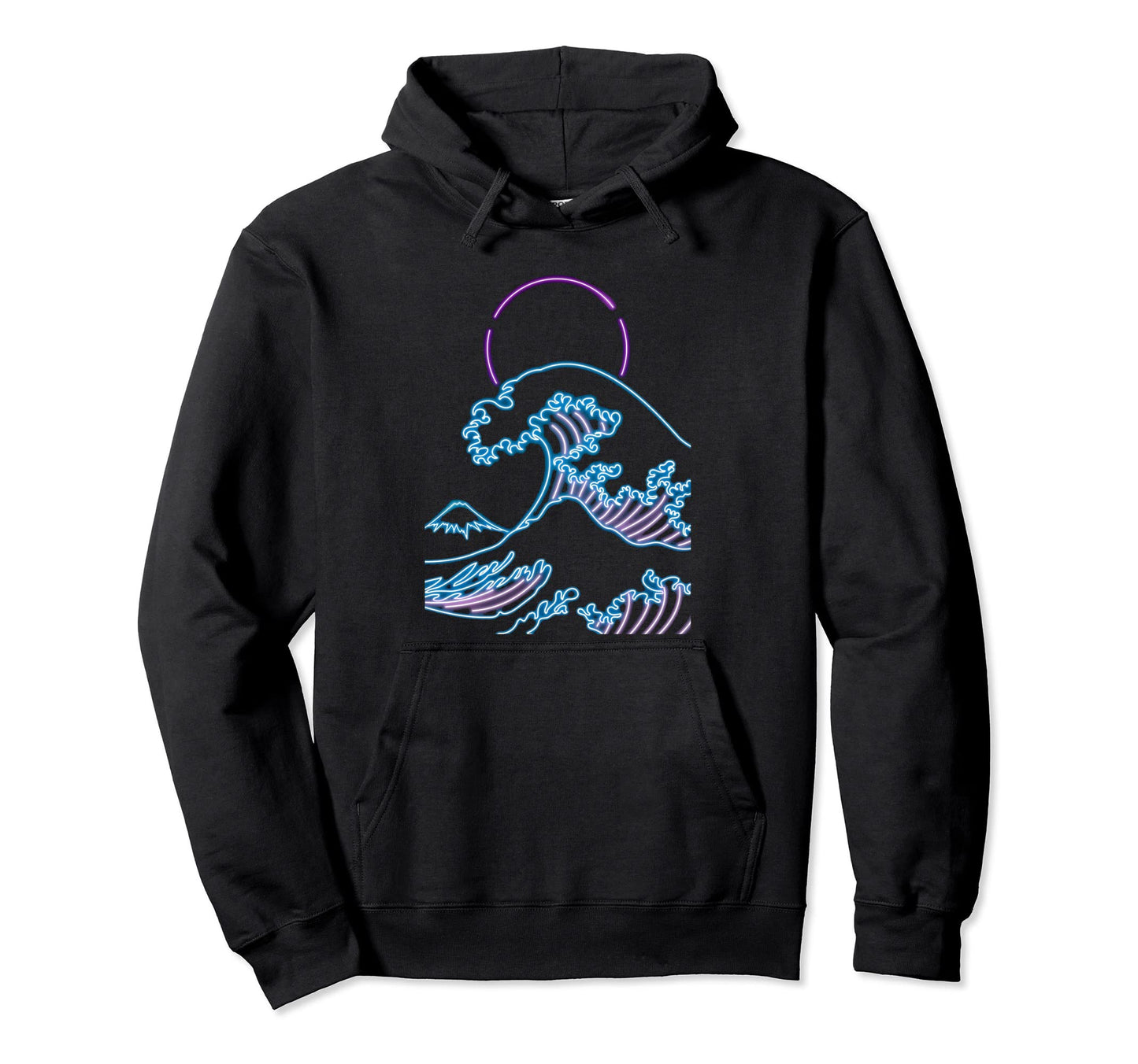 Great Wave Japanese Vaporwave 90S Hoodie - Streetwear Style Unisex - T-Shirt, Sweatshirt, Hoodie