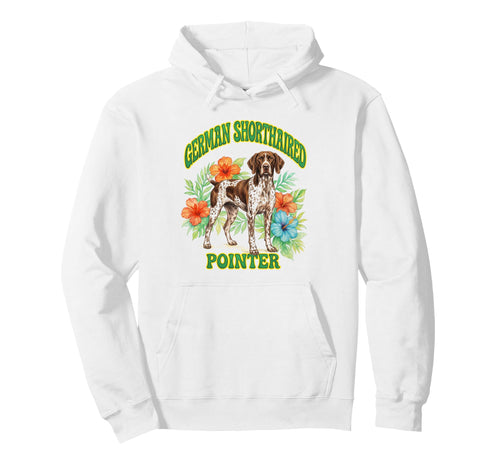 German Shorthaired Pointer Groovy Hoodie - Streetwear Style for Adults - T-Shirt, Sweatshirt, Hoodie