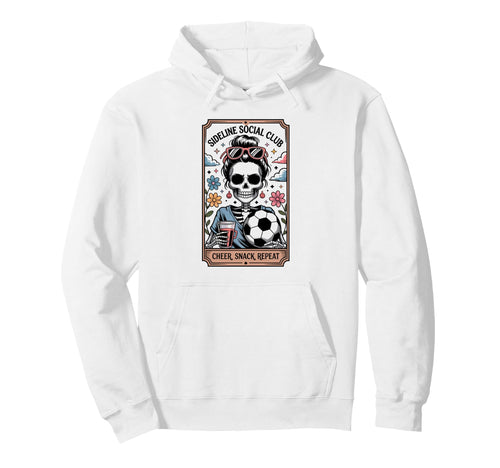 Sideline Social Club Soccer Mom Game Hoodie - Fun Novelty Design Unisex - T-Shirt, Sweatshirt, Hoodie