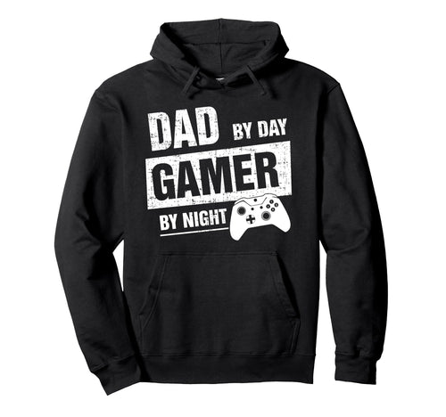 Dad Day Gamer Night Funny Gift Gaming Hoodie - Custom Art Print Unisex - T-Shirt, Sweatshirt, Hoodie