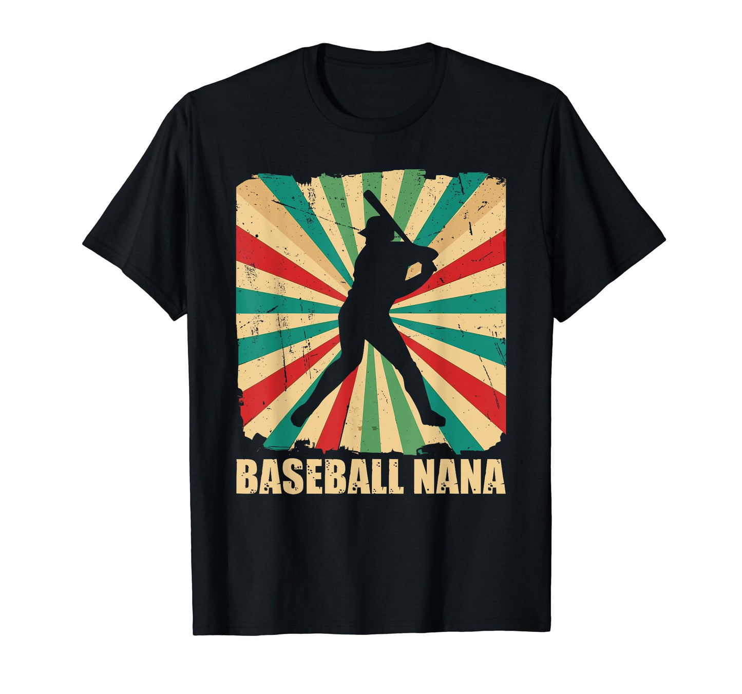 Baseball Nana Grandma Baseball Player T-Shirt - Novelty Apparel for Adults - T-Shirt, Sweatshirt, Hoodie