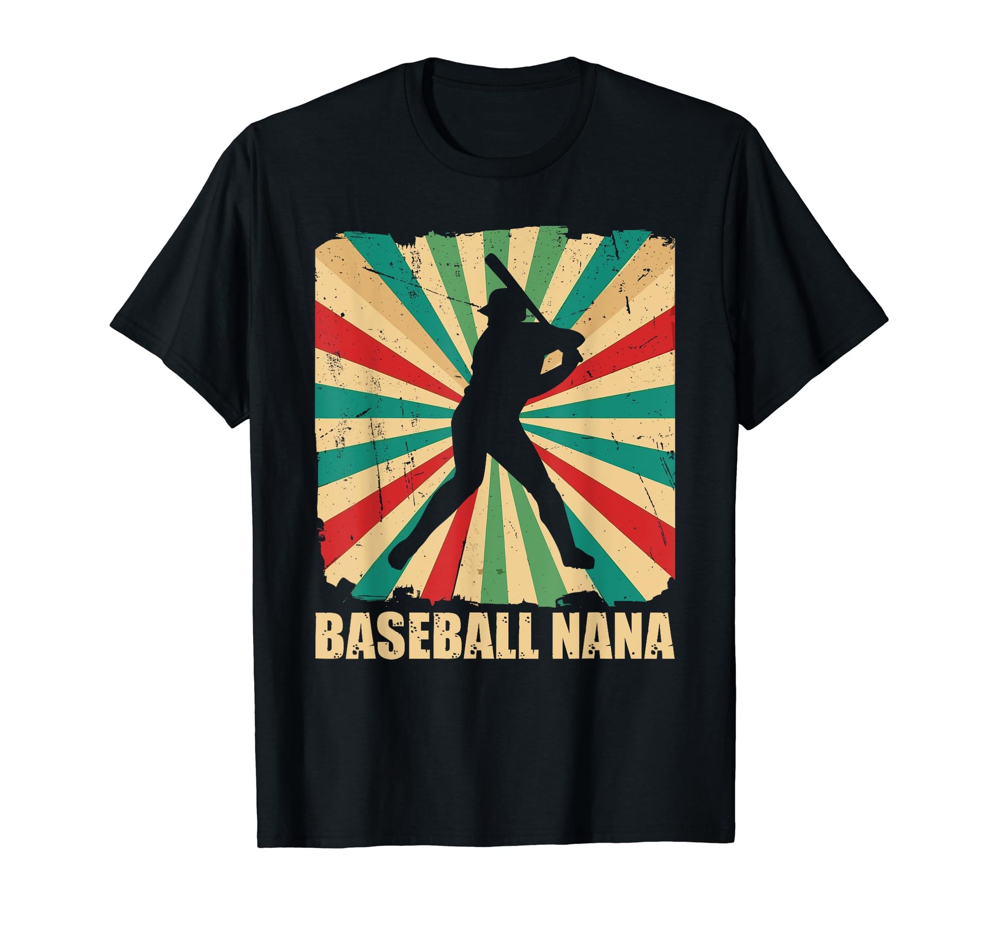 Baseball Nana Grandma Baseball Player T-Shirt - Novelty Apparel for Adults - T-Shirt, Sweatshirt, Hoodie