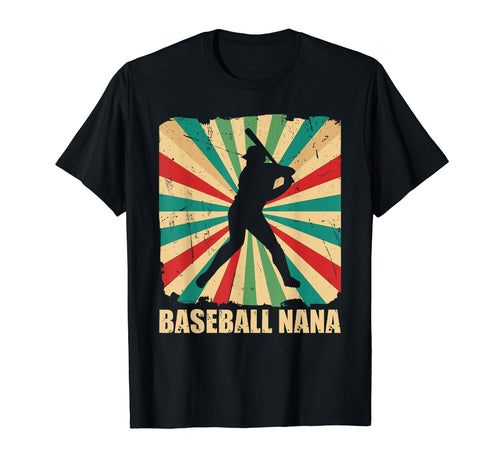 Baseball Nana Grandma Baseball Player T-Shirt - Novelty Apparel for Adults - T-Shirt, Sweatshirt, Hoodie