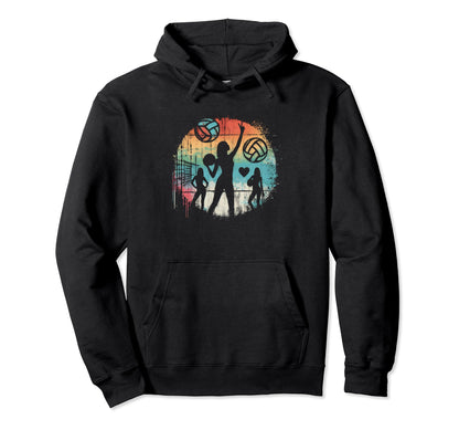 Peace Love And Volleyball Peace Hoodie - Aesthetic Graphic Men Women - T-Shirt, Sweatshirt, Hoodie