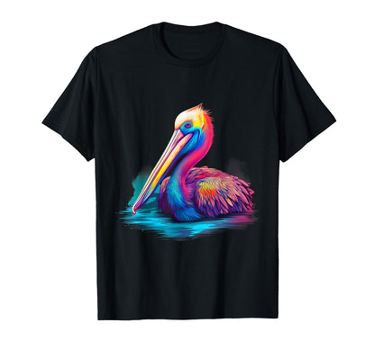 Vaporwave Aesthetic Brown Pelican T-Shirt - Casual Everyday Wear Unisex - T-Shirt, Sweatshirt, Hoodie