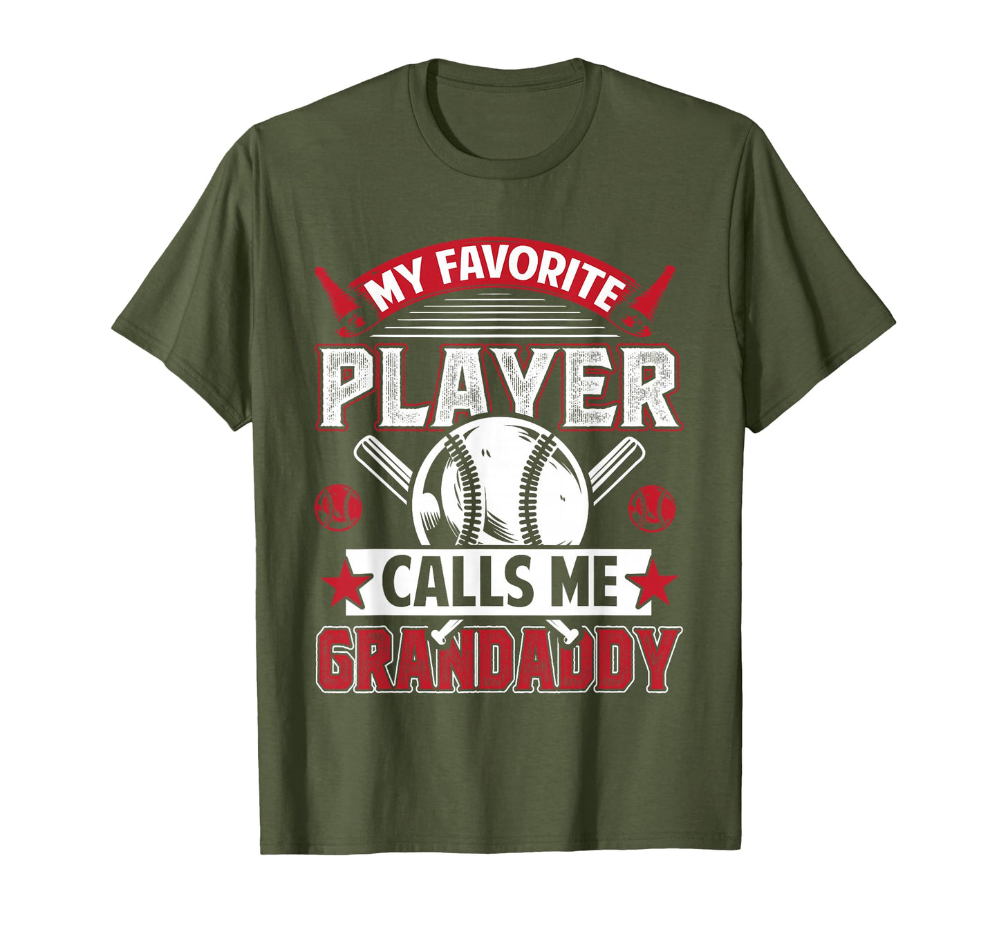 Mens My Favorite Baseball Player Calls Me T-Shirt - Graphic Print Unisex - T-Shirt, Sweatshirt, Hoodie