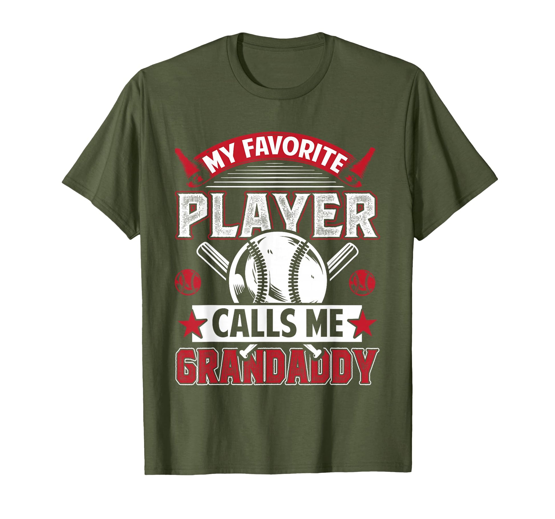 Mens My Favorite Baseball Player Calls Me T-Shirt - Graphic Print Unisex - T-Shirt, Sweatshirt, Hoodie