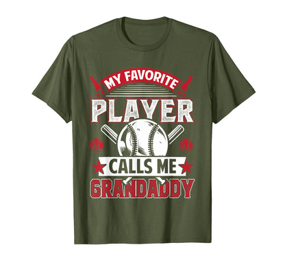 Mens My Favorite Baseball Player Calls Me T-Shirt - Graphic Print Unisex - T-Shirt, Sweatshirt, Hoodie