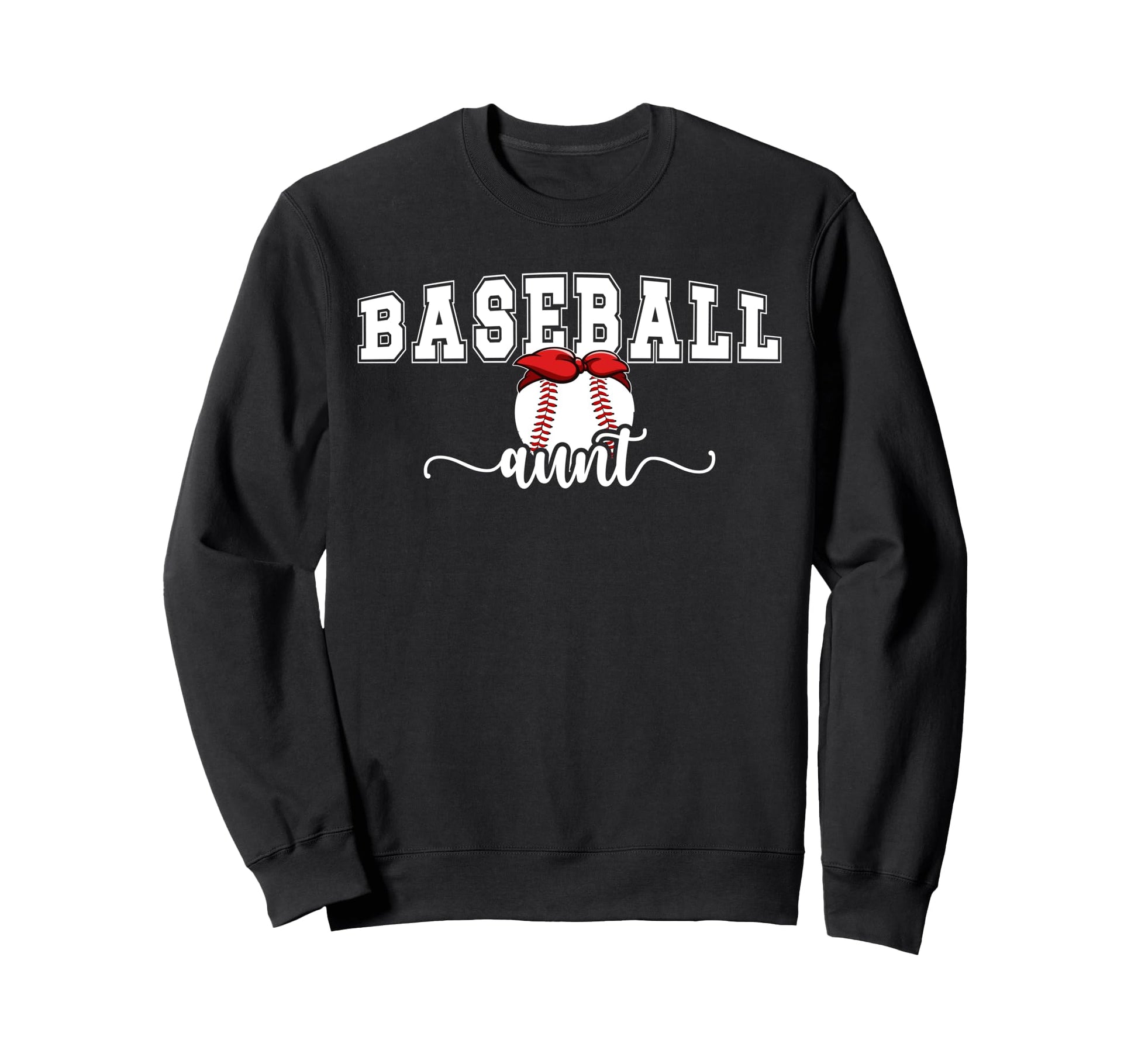 Baseball Aunt Proud Aunt Baseball Sweatshirt - Unique Graphic Unisex - T-Shirt, Sweatshirt, Hoodie
