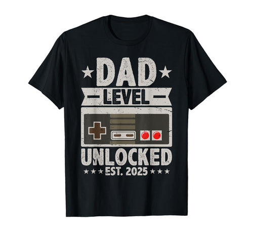 Dad Level Unlocked New Dad T-Shirt - Custom Art Print for Adults - T-Shirt, Sweatshirt, Hoodie