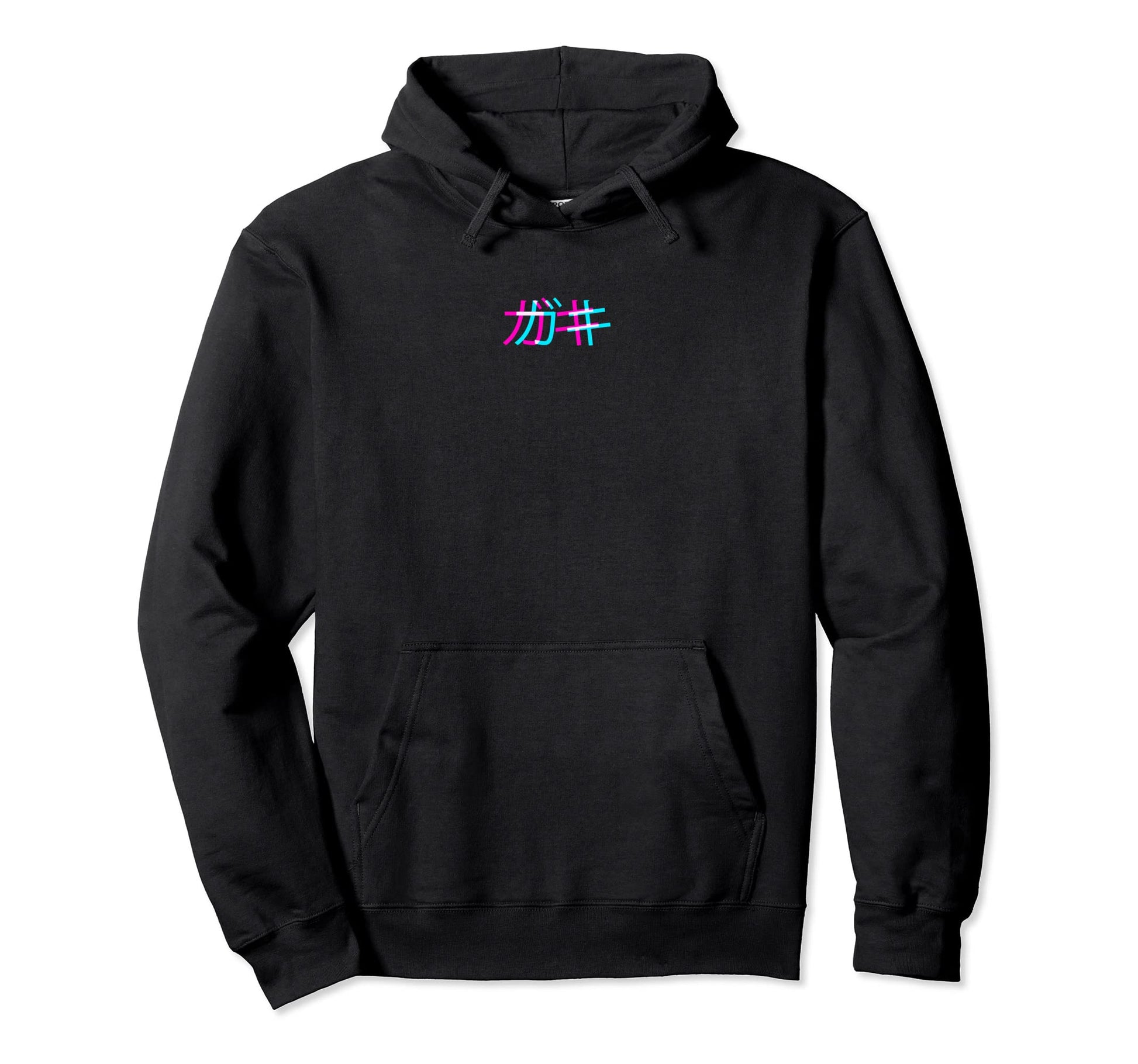 Gaki Japanese Glitch Anime Hoodie - Casual Everyday Wear Men Women - T-Shirt, Sweatshirt, Hoodie
