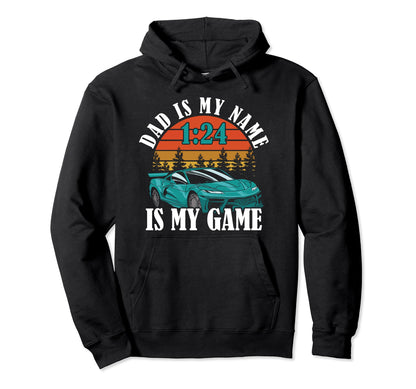 Fathers Day Dad Is My Name 1 24 Is My Game Hoodie - Trendy Graphic Unisex - T-Shirt, Sweatshirt, Hoodie