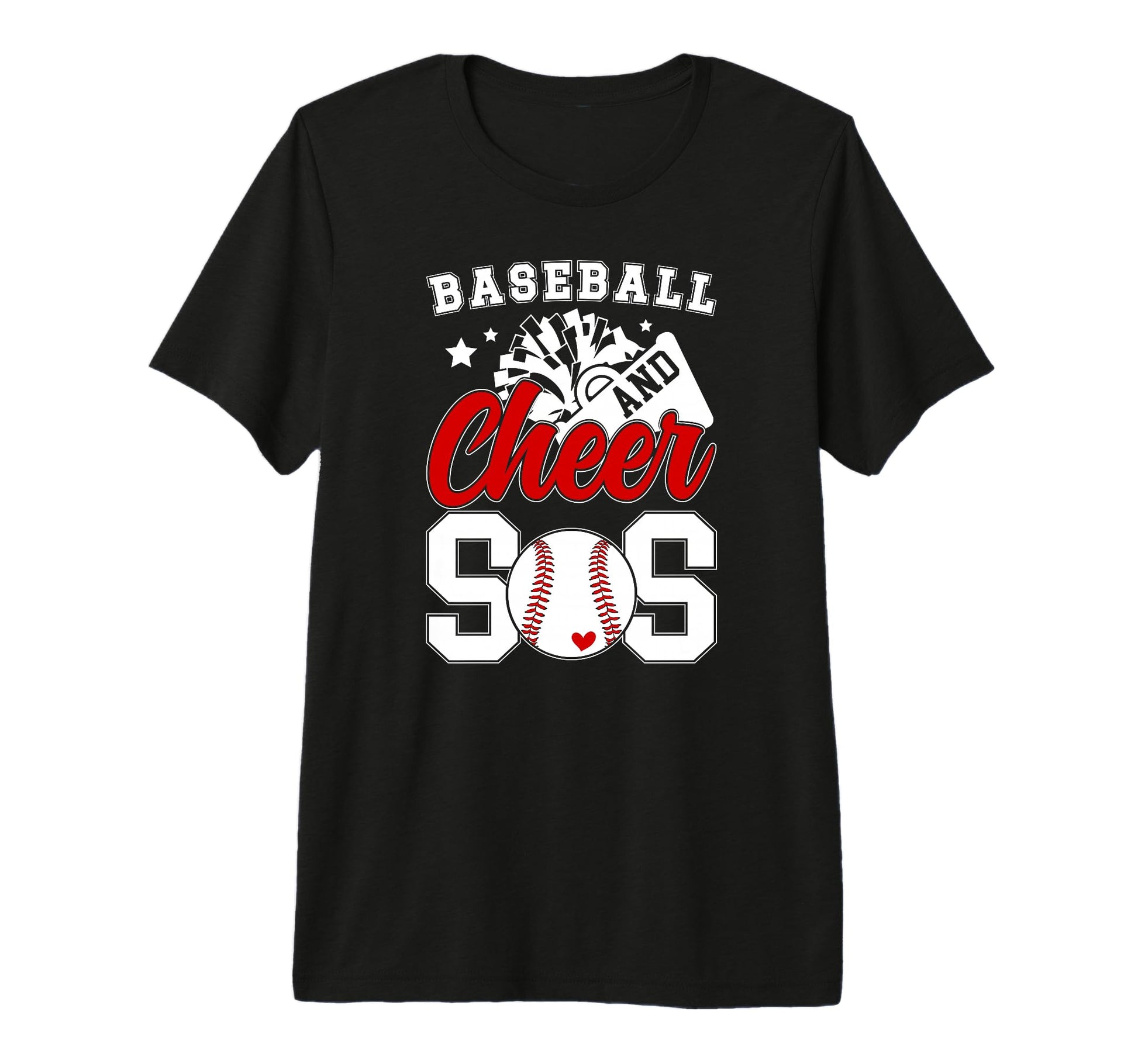 Baseball And Cheer Sis Baseball T-Shirt - Casual Everyday Wear for Adults - T-Shirt, Sweatshirt, Hoodie